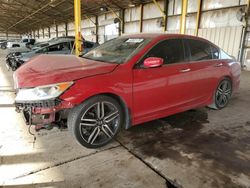 Honda Accord Sport Vehiculos salvage en venta: 2016 Honda Accord Sport