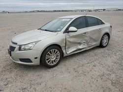 Vehiculos salvage en venta de Copart Houston, TX: 2013 Chevrolet Cruze ECO