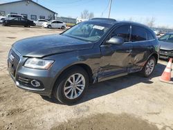 Salvage cars for sale from Copart Pekin, IL: 2015 Audi Q5 Premium Plus