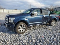 Salvage cars for sale at Barberton, OH auction: 2015 Ford F150 Supercrew