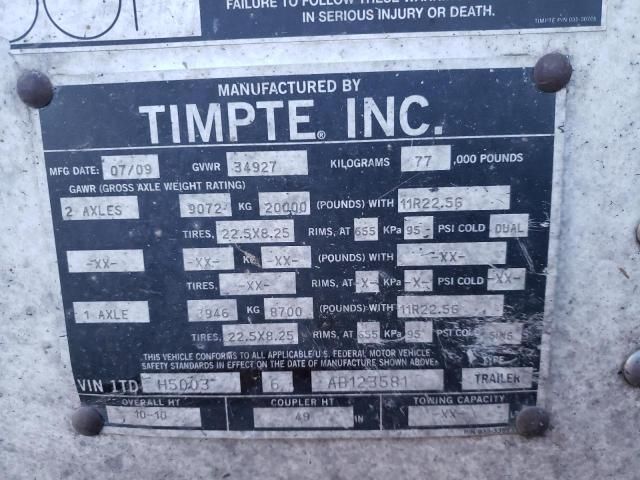 2010 Timpte Trailer
