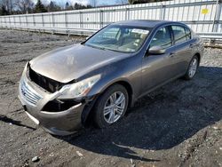 Salvage cars for sale from Copart Grantville, PA: 2011 Infiniti G37