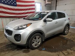 Salvage cars for sale from Copart Lyman, ME: 2017 KIA Sportage LX