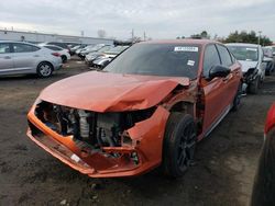 Salvage cars for sale at New Britain, CT auction: 2022 Honda Civic SI