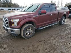 Salvage trucks for sale at Bowmanville, ON auction: 2016 Ford F150 Super Cab