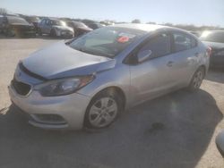 Salvage cars for sale from Copart San Antonio, TX: 2016 KIA Forte LX