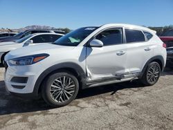 Salvage cars for sale at Las Vegas, NV auction: 2021 Hyundai Tucson Limited