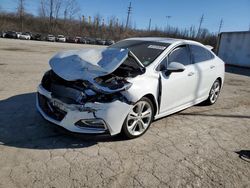Salvage cars for sale at Bridgeton, MO auction: 2018 Chevrolet Cruze Premier