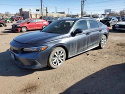 Salvage cars for sale at Colorado Springs, CO auction: 2023 Honda Civic LX