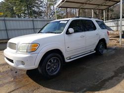 Salvage cars for sale at Austell, GA auction: 2004 Toyota Sequoia SR5