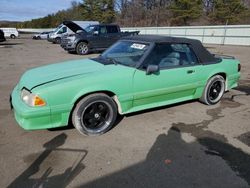 Salvage cars for sale at Brookhaven, NY auction: 1992 Ford Mustang GT