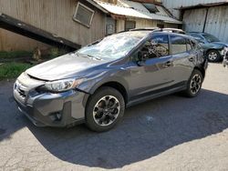 Subaru salvage cars for sale: 2021 Subaru Crosstrek Premium