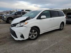 Salvage cars for sale from Copart Las Vegas, NV: 2019 Toyota Sienna LE