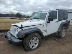 Jeep Wrangler salvage cars for sale: 2017 Jeep Wrangler Sport