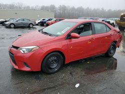 Salvage cars for sale from Copart Exeter, RI: 2015 Toyota Corolla L