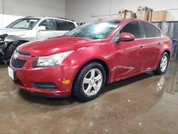 Chevrolet salvage cars for sale: 2012 Chevrolet Cruze LT