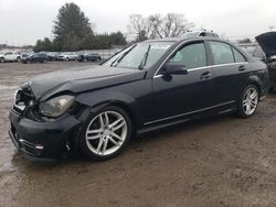 Salvage cars for sale from Copart Finksburg, MD: 2012 Mercedes-Benz C 300 4matic