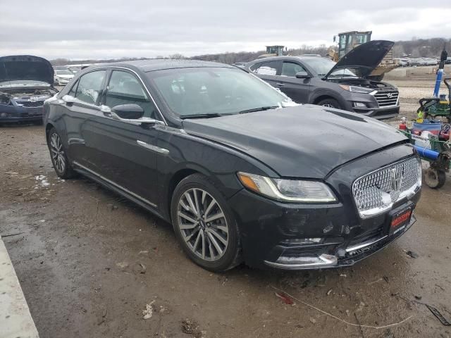 2018 Lincoln Continental Select