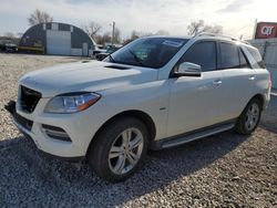 Salvage cars for sale from Copart Wichita, KS: 2012 Mercedes-Benz ML 350 4matic