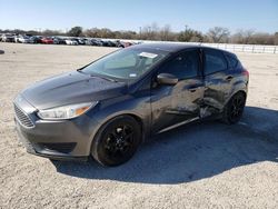Salvage cars for sale at San Antonio, TX auction: 2018 Ford Focus SE