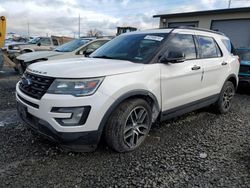 Salvage cars for sale from Copart Eugene, OR: 2016 Ford Explorer Sport