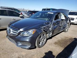 Salvage cars for sale from Copart Tucson, AZ: 2014 Mercedes-Benz E 350