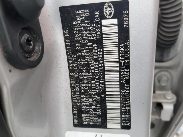 2012 Toyota Camry Base