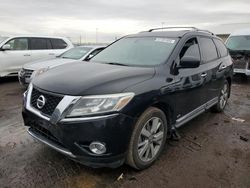 Salvage cars for sale at Brighton, CO auction: 2013 Nissan Pathfinder S