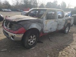 Salvage cars for sale from Copart Madisonville, TN: 2006 Nissan Frontier Crew Cab LE