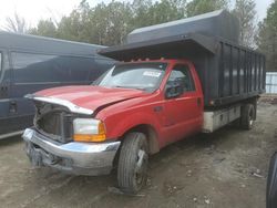 Salvage trucks for sale at Sandston, VA auction: 2000 Ford F550 Super Duty