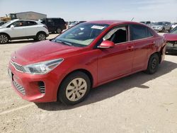 Vehiculos salvage en venta de Copart Amarillo, TX: 2018 KIA Rio LX