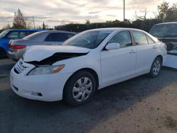 Toyota Camry CE salvage cars for sale: 2007 Toyota Camry CE