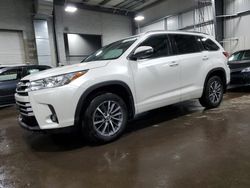 Toyota Highlander se salvage cars for sale: 2018 Toyota Highlander SE