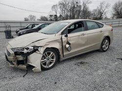 Salvage cars for sale at Gastonia, NC auction: 2018 Ford Fusion SE