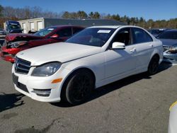 Salvage cars for sale from Copart Exeter, RI: 2014 Mercedes-Benz C 300 4matic