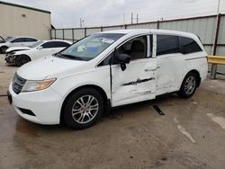 Honda Odyssey EX salvage cars for sale: 2012 Honda Odyssey EX