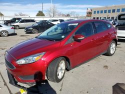 Salvage cars for sale at Littleton, CO auction: 2015 Ford Focus SE