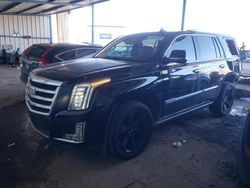 Salvage cars for sale from Copart Colorado Springs, CO: 2017 Cadillac Escalade Premium Luxury