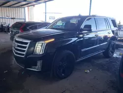 Salvage cars for sale at Colorado Springs, CO auction: 2017 Cadillac Escalade Premium Luxury