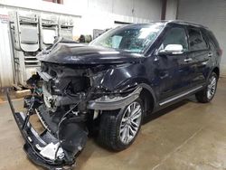 Ford Vehiculos salvage en venta: 2017 Ford Explorer Platinum