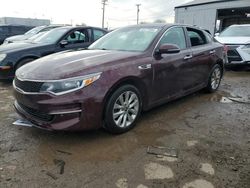 KIA salvage cars for sale: 2017 KIA Optima LX