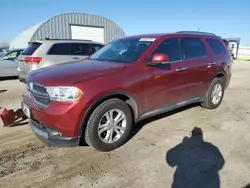 Salvage cars for sale at Wichita, KS auction: 2013 Dodge Durango Crew