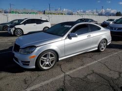 Mercedes-Benz C 250 salvage cars for sale: 2015 Mercedes-Benz C 250