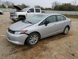 Salvage cars for sale from Copart Theodore, AL: 2012 Honda Civic EX
