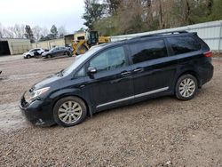 Toyota Sienna XLE salvage cars for sale: 2017 Toyota Sienna XLE