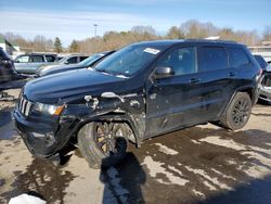 Salvage cars for sale at Assonet, MA auction: 2017 Jeep Grand Cherokee Laredo
