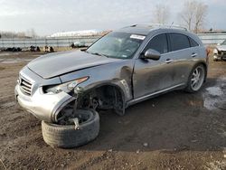 Salvage cars for sale at Columbia Station, OH auction: 2014 Infiniti QX70