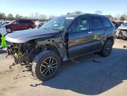 Jeep Grand Cherokee Trailhawk salvage cars for sale: 2018 Jeep Grand Cherokee Trailhawk