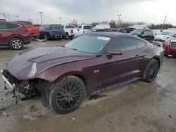 Ford Mustang GT salvage cars for sale: 2018 Ford Mustang GT