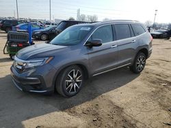 Salvage cars for sale at Woodhaven, MI auction: 2022 Honda Pilot Touring